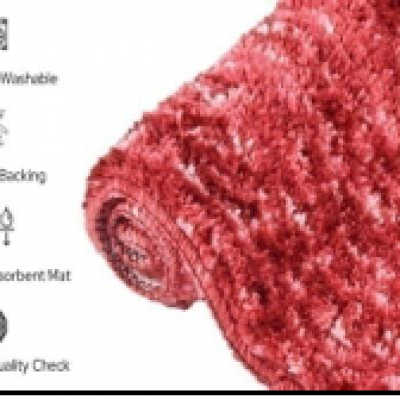 Tie Dye - Two Colour Shade Mix Microfiber Bathmats -2 Nos- Size 38X 58