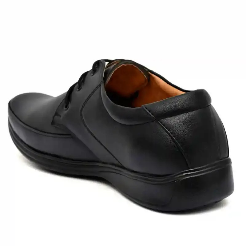WUGO::Latest Fashionable Men Formal Shoes|Black Derby Shoes|Office Shoes For Men's & Boys - Black Size 42  LACE01