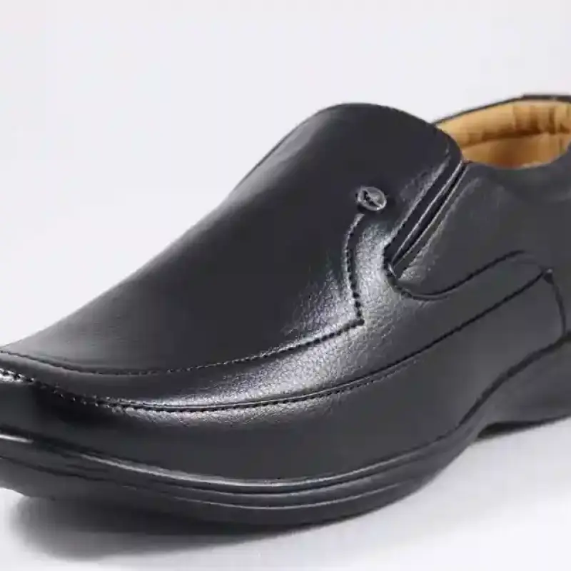 WUGO::Latest Trendy Men Formal Shoes|Black Moccasin Shoes|Office Shoes For Men's & Boys- Size 44 MOCCASIN04-BLK