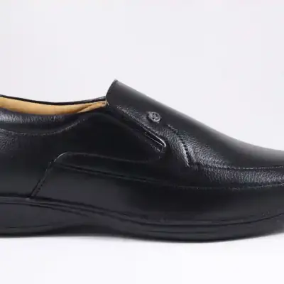 WUGO::Latest Trendy Men Formal Shoes|Black Moccasin Shoes|Office Shoes For Men's & Boys- Size 40 MOCCASIN04-BLK