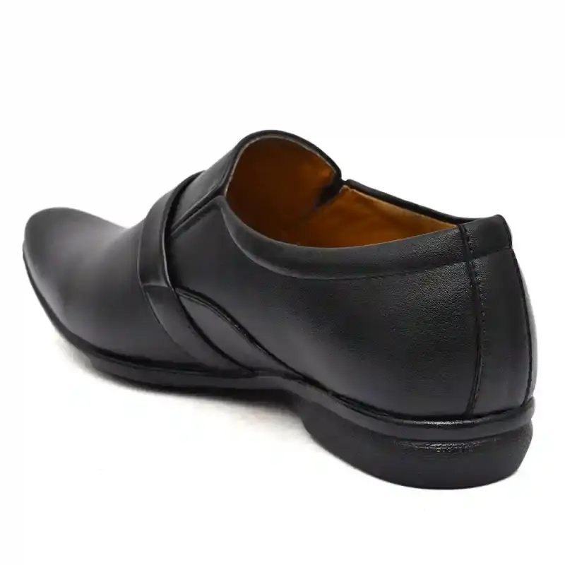 WUGO::Latest Trendy Men Formal Shoes|Black Moccasin Shoes|Office Shoes For Men's & Boys- Size 44 MOCCASIN07-BLK
