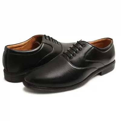 WUGO::Latest Stylish Men Formal Shoes|Black Derby Shoes|Office Shoes For Men's & Boys - Black Size 42 LACE09