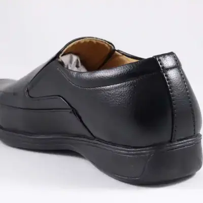 WUGO::Latest Trendy Men Formal Shoes|Black Moccasin Shoes|Office Shoes For Men's & Boys- Size 44 MOCCASIN04-BLK
