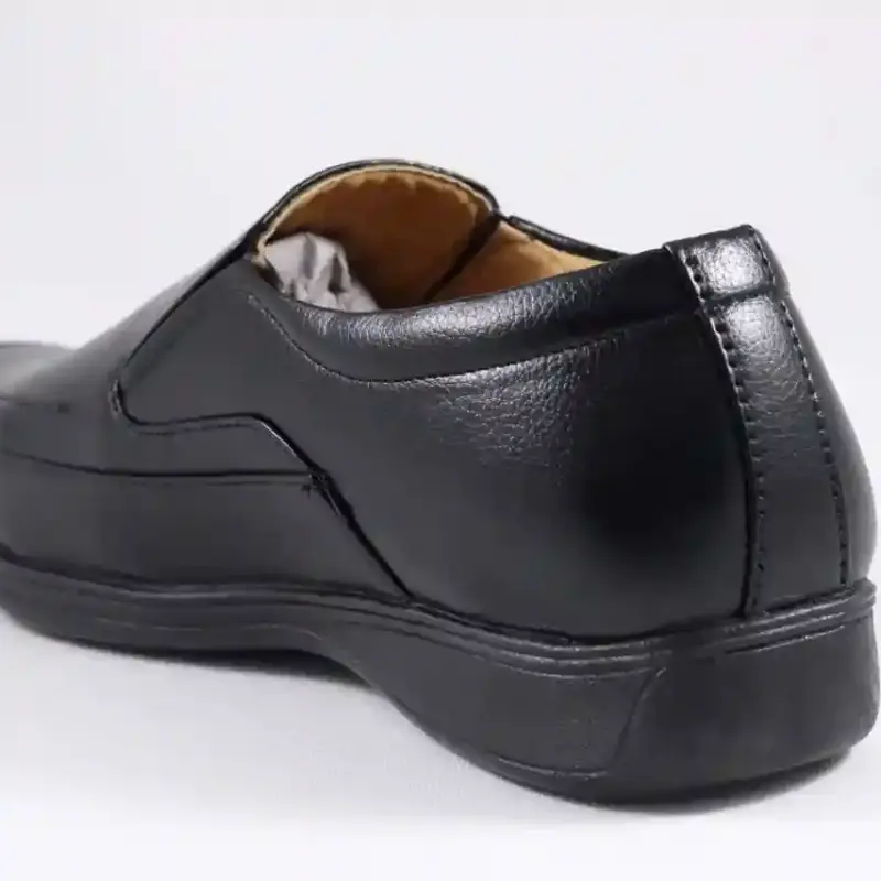 WUGO::Latest Trendy Men Formal Shoes|Black Moccasin Shoes|Office Shoes For Men's & Boys- Size 44 MOCCASIN04-BLK