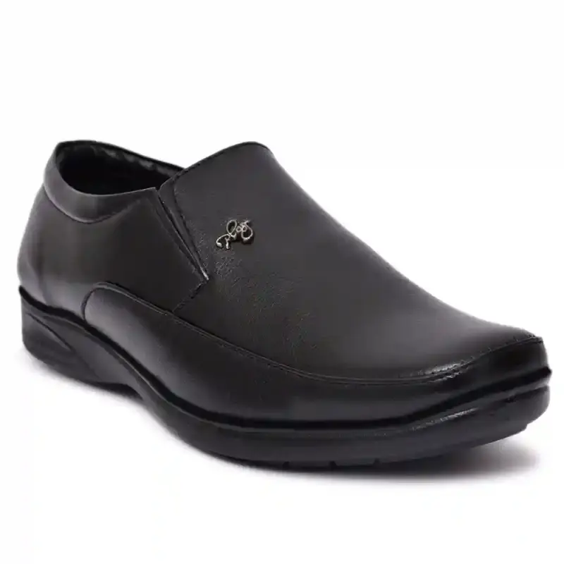 WUGO::Latest Trendy Men Formal Shoes|Black Moccasin Shoes|Office Shoes For Men's & Boys- Size 40 MOCCASIN05-BLK
