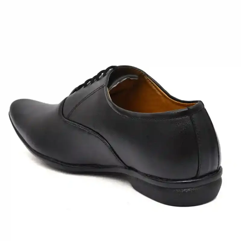 WUGO::Latest Trendy Men Formal Shoes |Black Derby Shoes |Office Shoes For Men's & Boys - Black Size 43  LACE07
