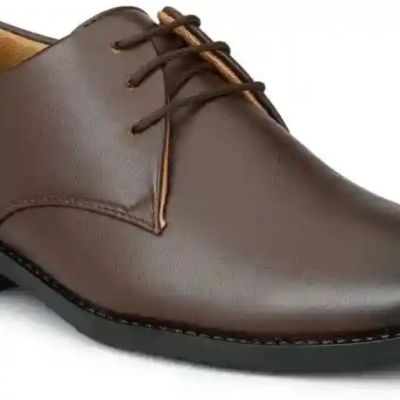 WUGO::Latest Trendy Men Formal Shoes| Brown Derby Shoes| Office Shoes For Men's & Boys - Brown Size 40 LACE03