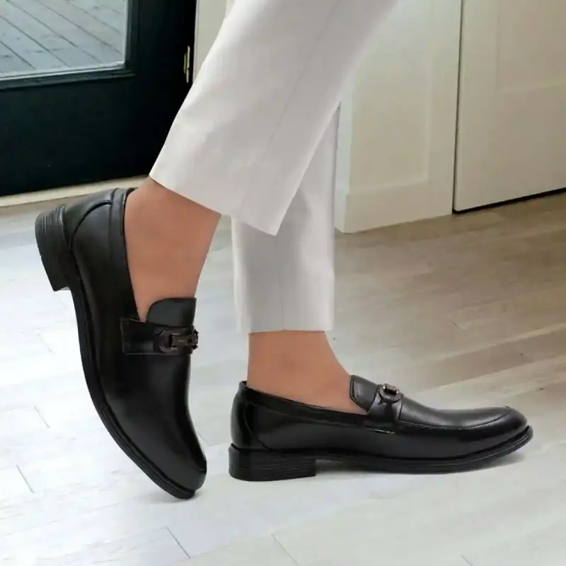 WUGO::Latest Trendy Men Formal Shoes|Black Moccasin Shoes|Office Shoes For Men's & Boys-MOCCASIN08-TAN Size 40