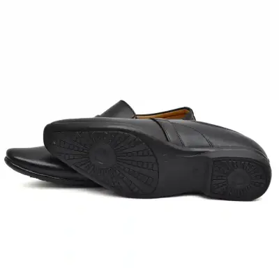 WUGO::Latest Trendy Men Formal Shoes|Black Moccasin Shoes|Office Shoes For Men's & Boys- Size 44 MOCCASIN07-BLK