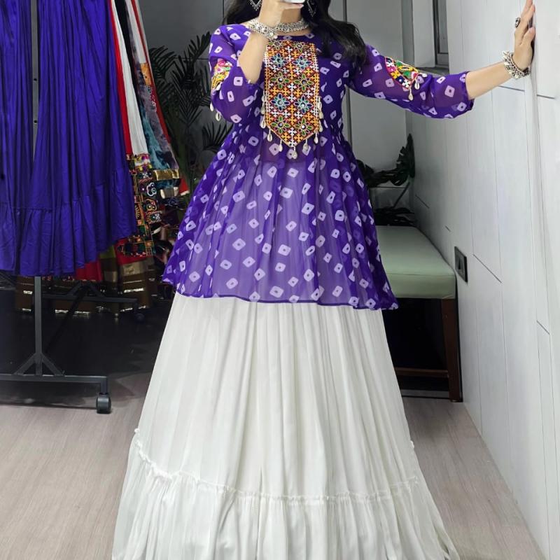Ethnic Women Lehenga With Kediya Set
